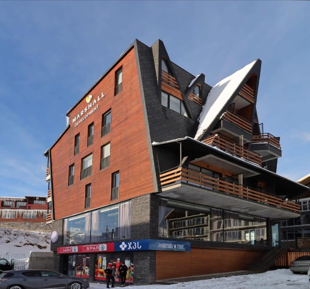 Stylish Studio Apartment With Balcony Gudauri Exterior photo